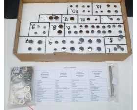 SPOJOVACÍ MATERIÁL MOTOCYKLU (BEZ MOTORU) - JAWA 50/23 MUSTANG - NEREZ LEŠTĚNÝ